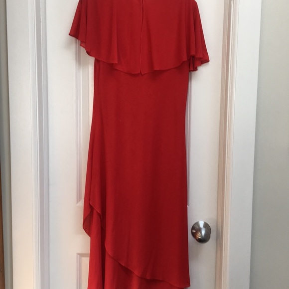 70s DISCO Vintage regular at Studio 54! super cool red crepe dress 5/6 like air - Picture 6 of 6